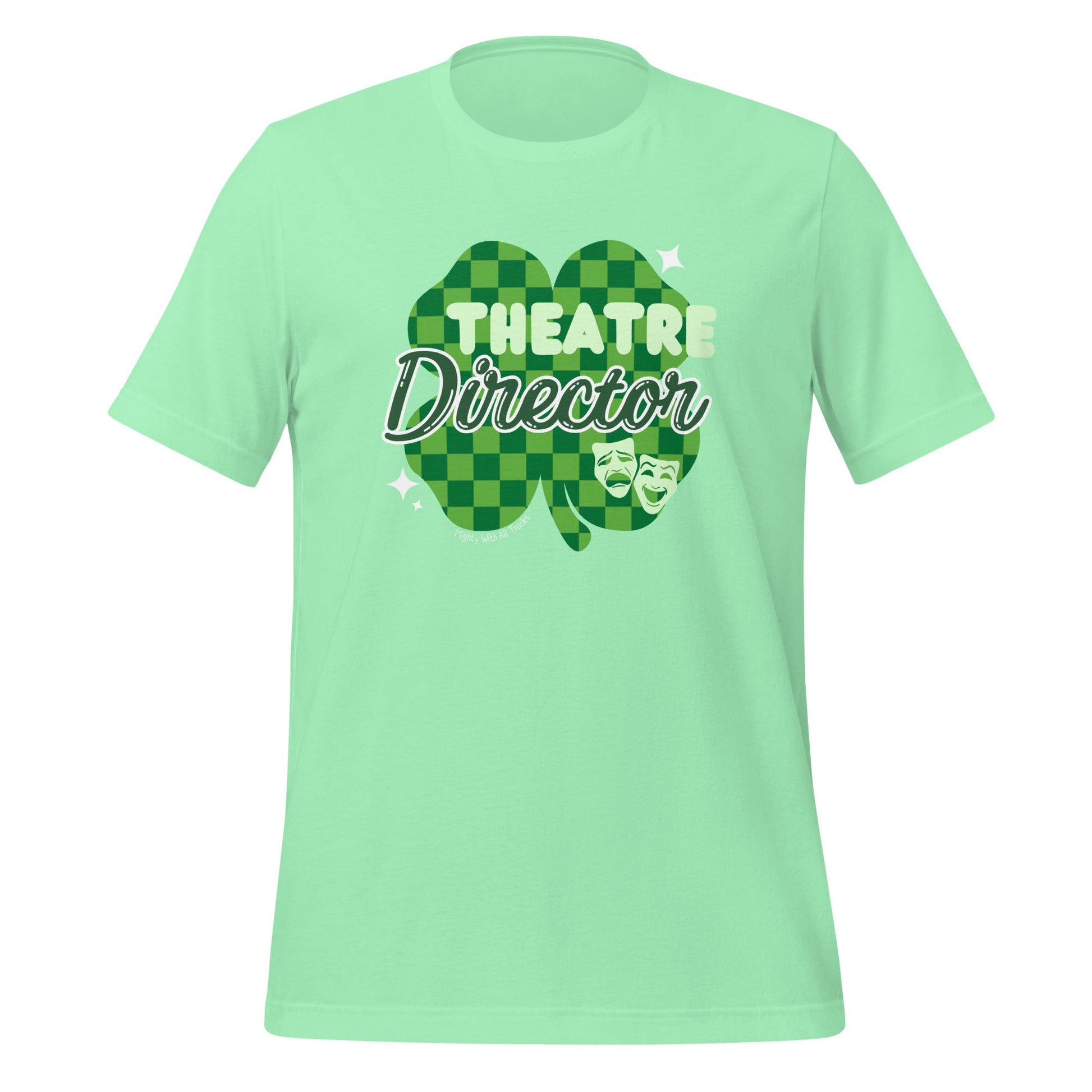 Checkered Shamrock Theatre Director T-shirt T-Shirts Mint