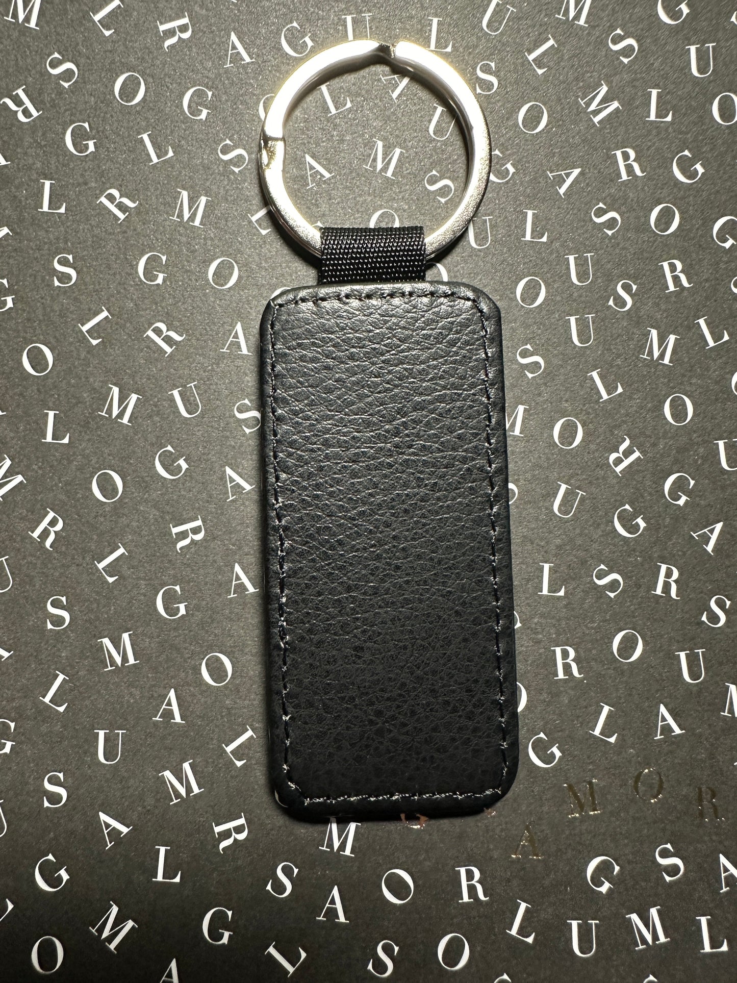 Custom Forever Ticket Theatre Key Tag - CLICK TO PERSONALIZE Keychains Basic Black PU Leather