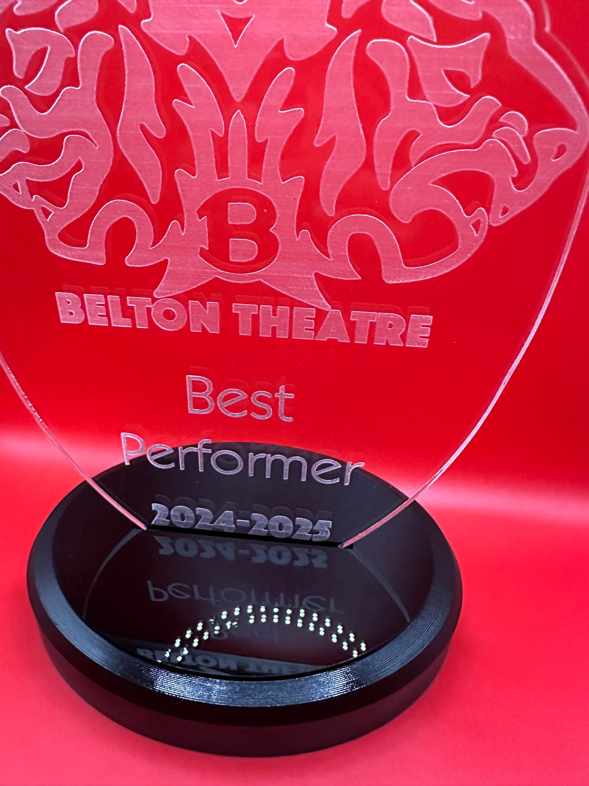 Custom Laser Engraved Acrylic Awards Trophies