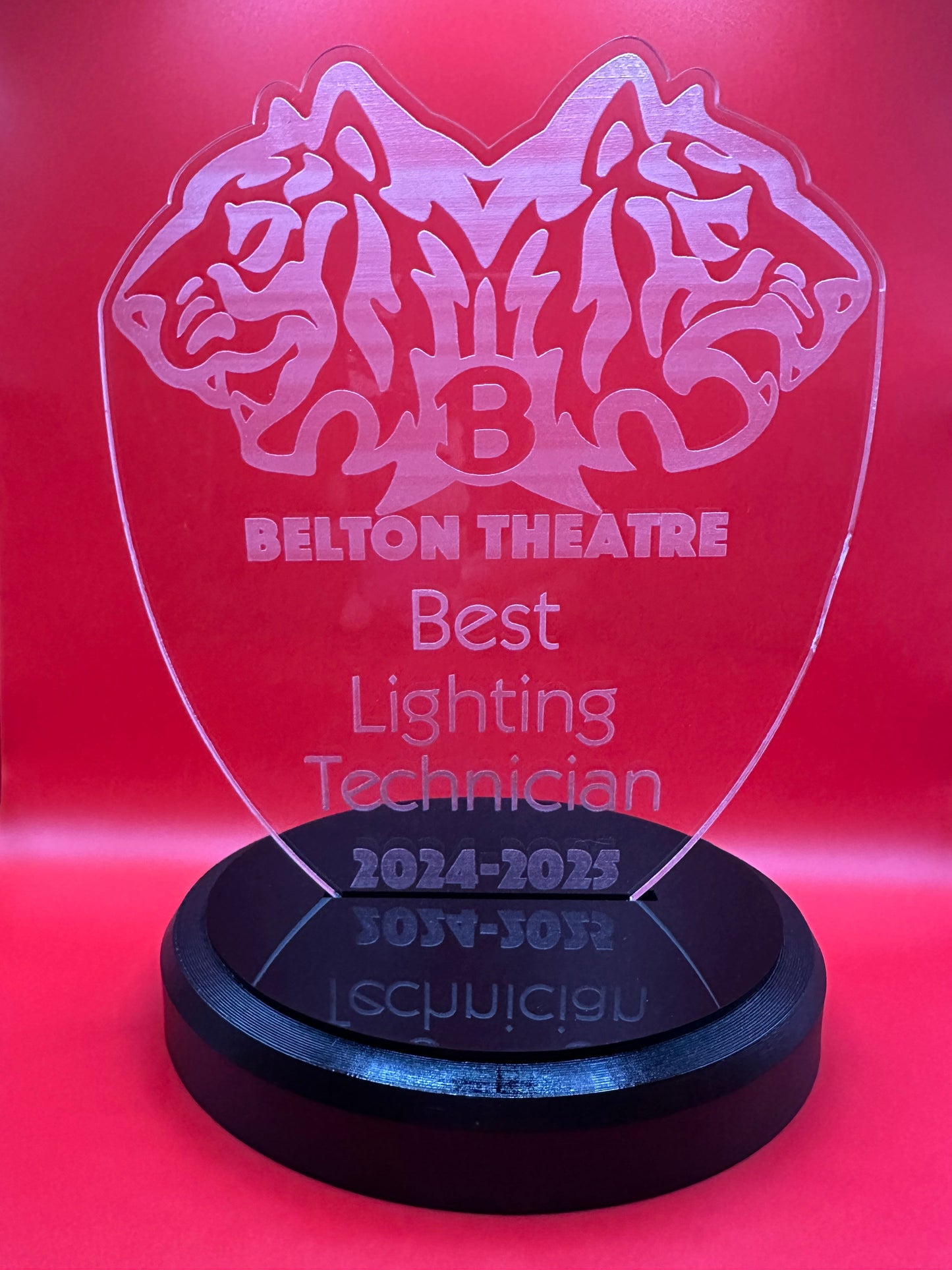Custom Laser Engraved Acrylic Awards Trophies