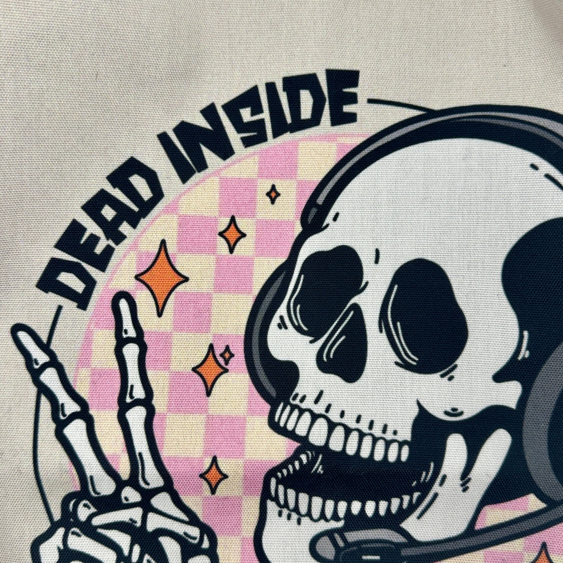 Dead Inside Pink Tote Bag Bags 16" × 16''