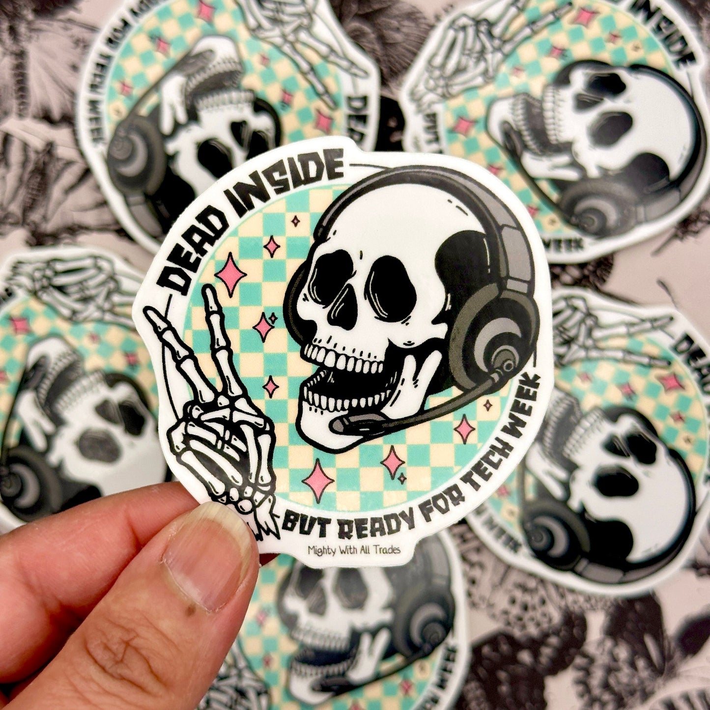 Dead Inside Sticker Theatre