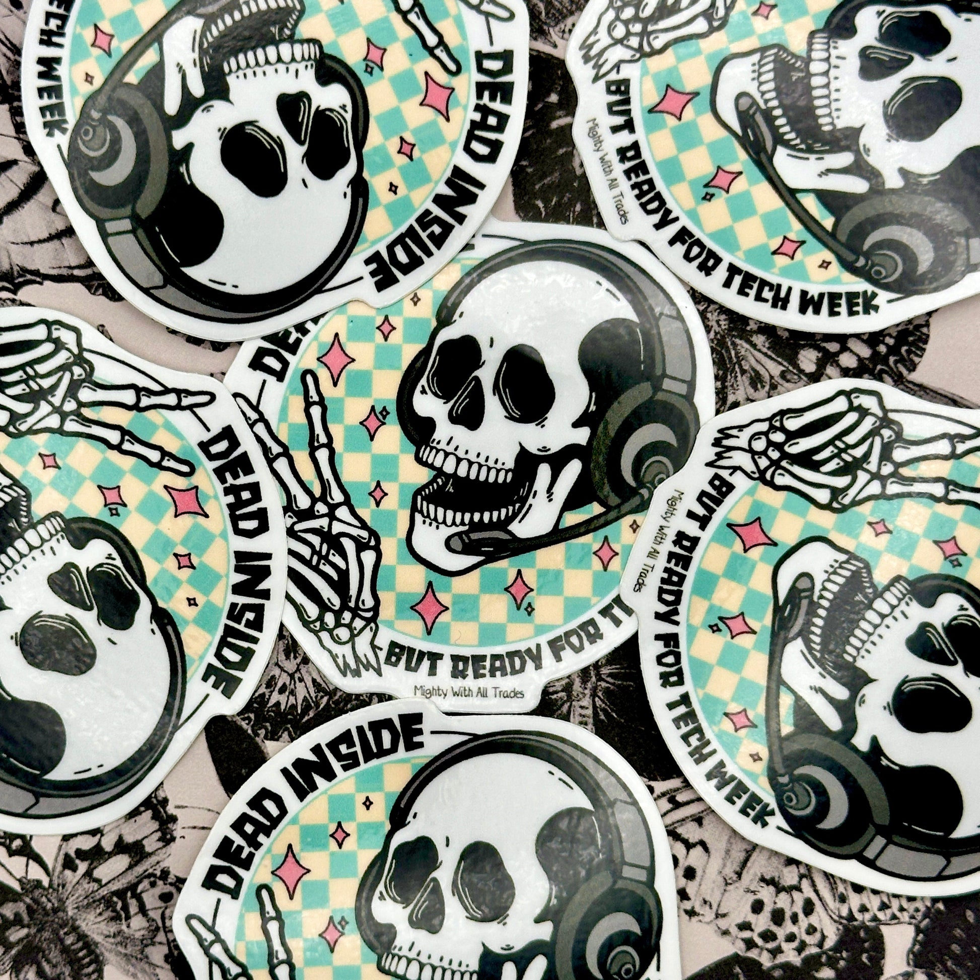 Dead Inside Sticker Theatre