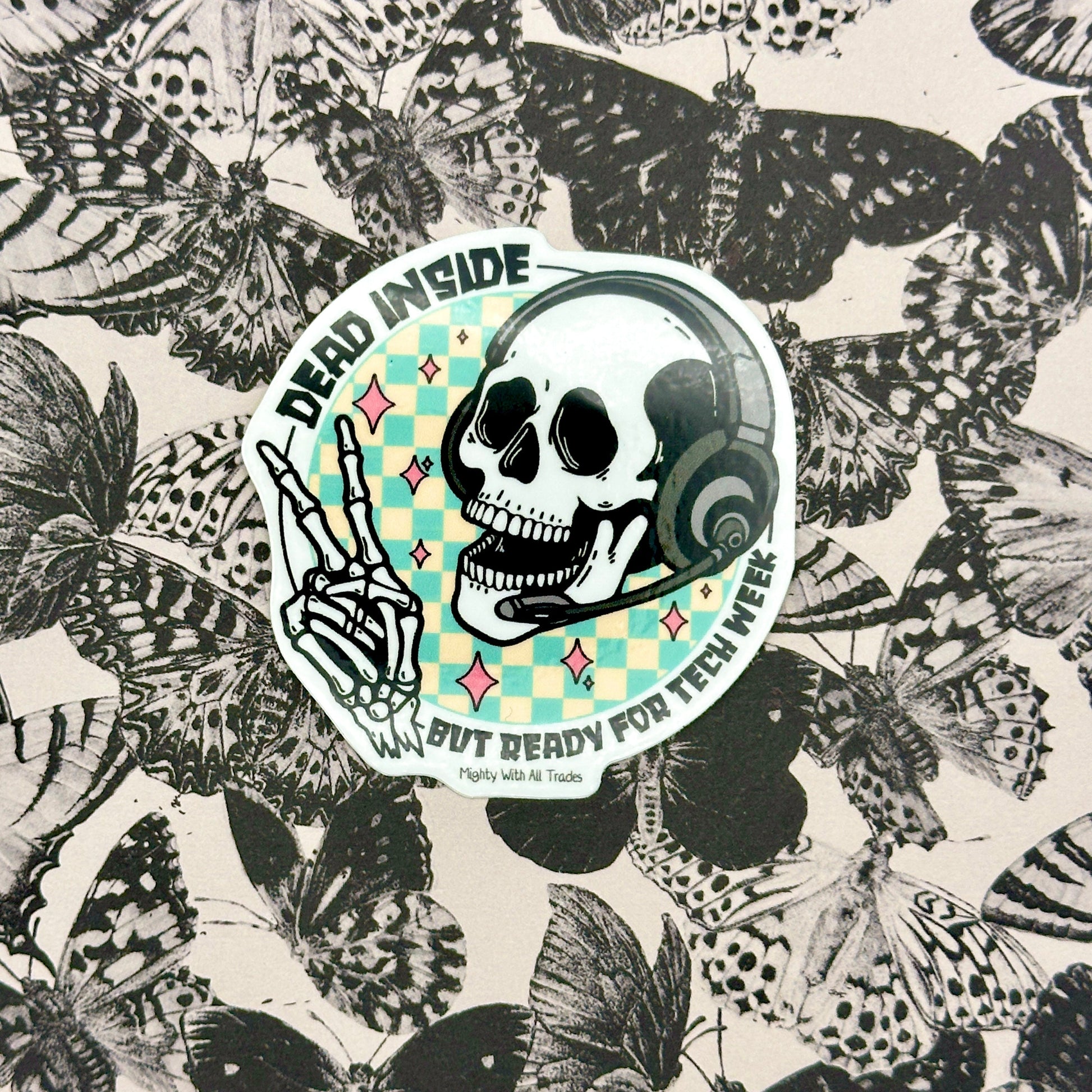 Dead Inside Sticker Theatre