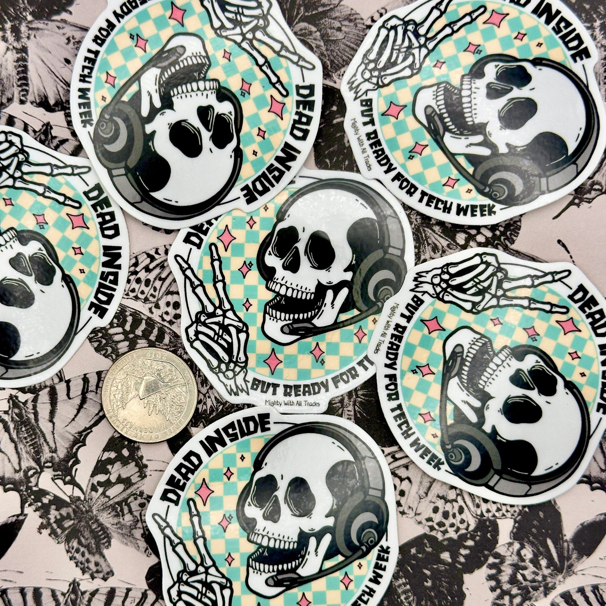Dead Inside Sticker Theatre