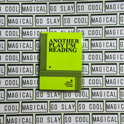 Drama Play Script Magnetic Bookmark Bookmarks Electric Lime