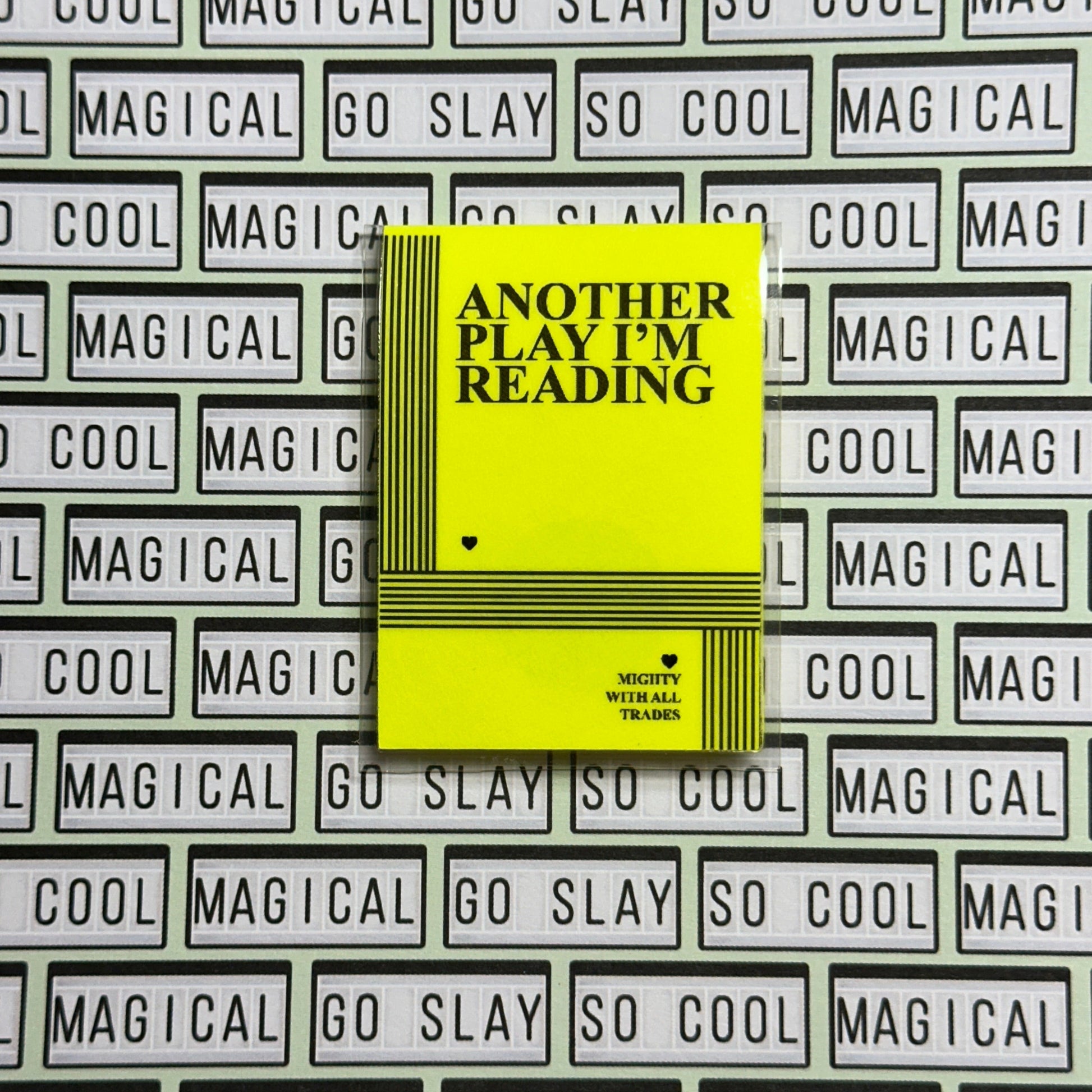 Drama Play Script Magnetic Bookmark Bookmarks Lemon