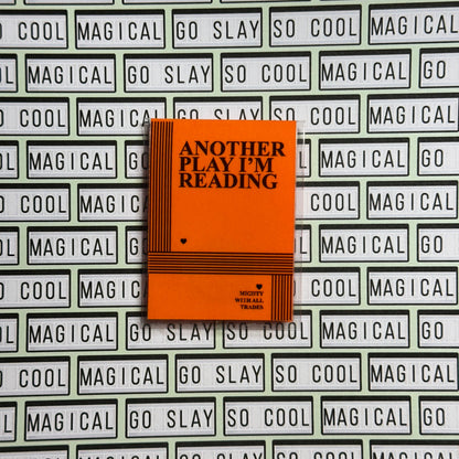 Drama Play Script Magnetic Bookmark Bookmarks Orange