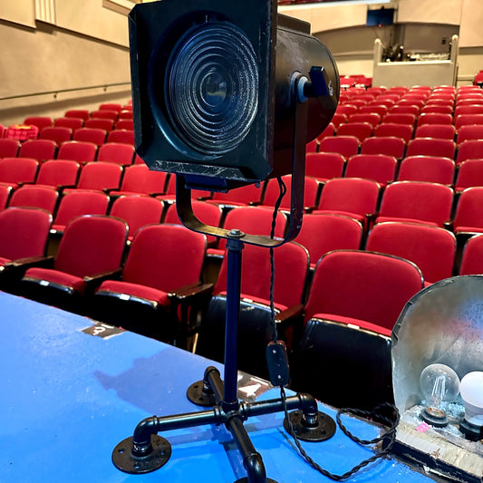 Fresnel Desk Stage Lamp Home Decor
