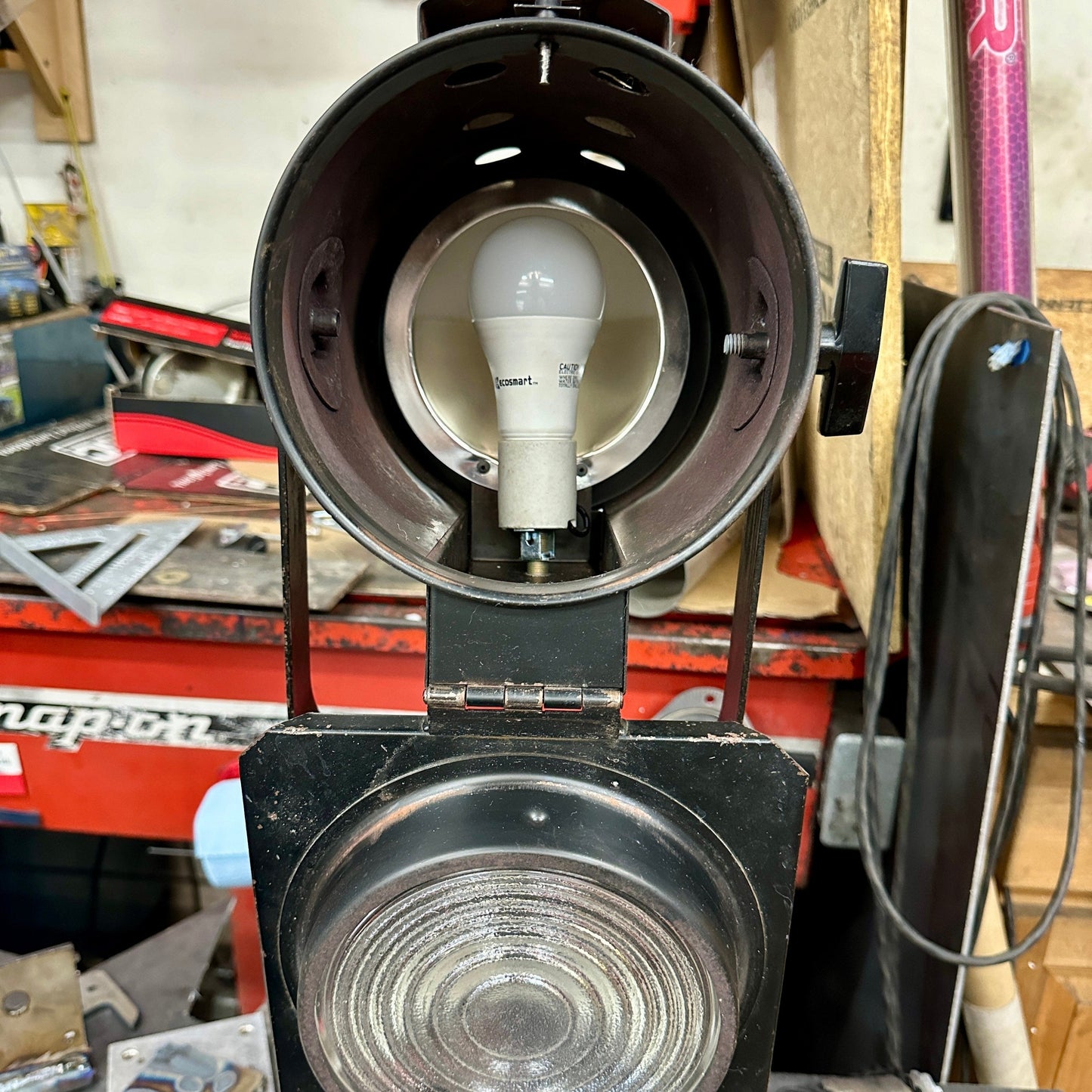 Fresnel Desk Stage Lamp Home Decor