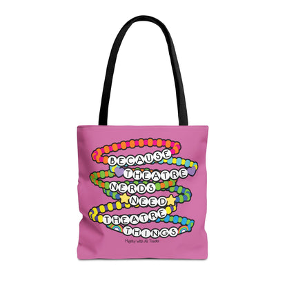 Friendship Bracelet Slogan Tote Bag Bags 16" × 16''