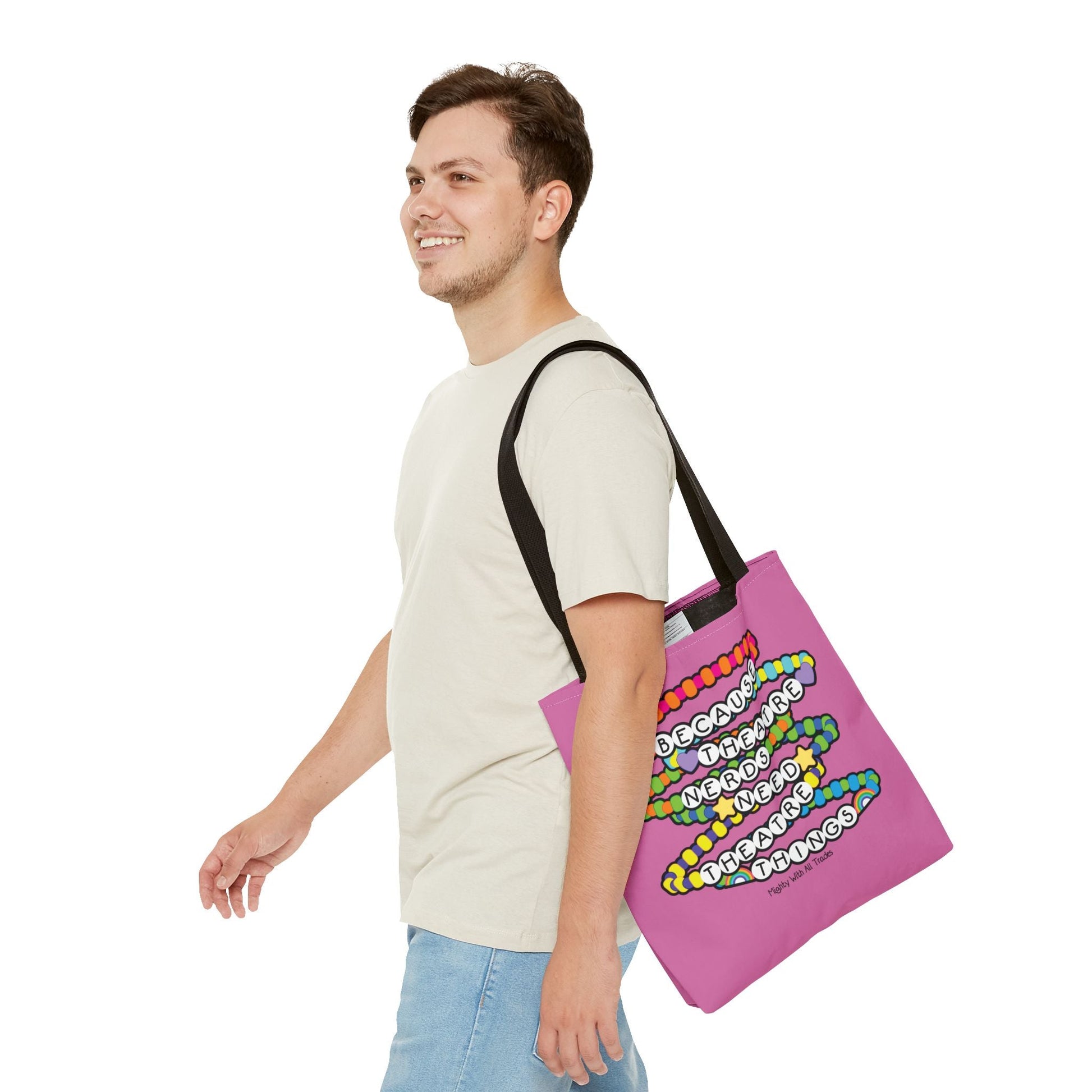 Friendship Bracelet Slogan Tote Bag Bags 16" × 16''