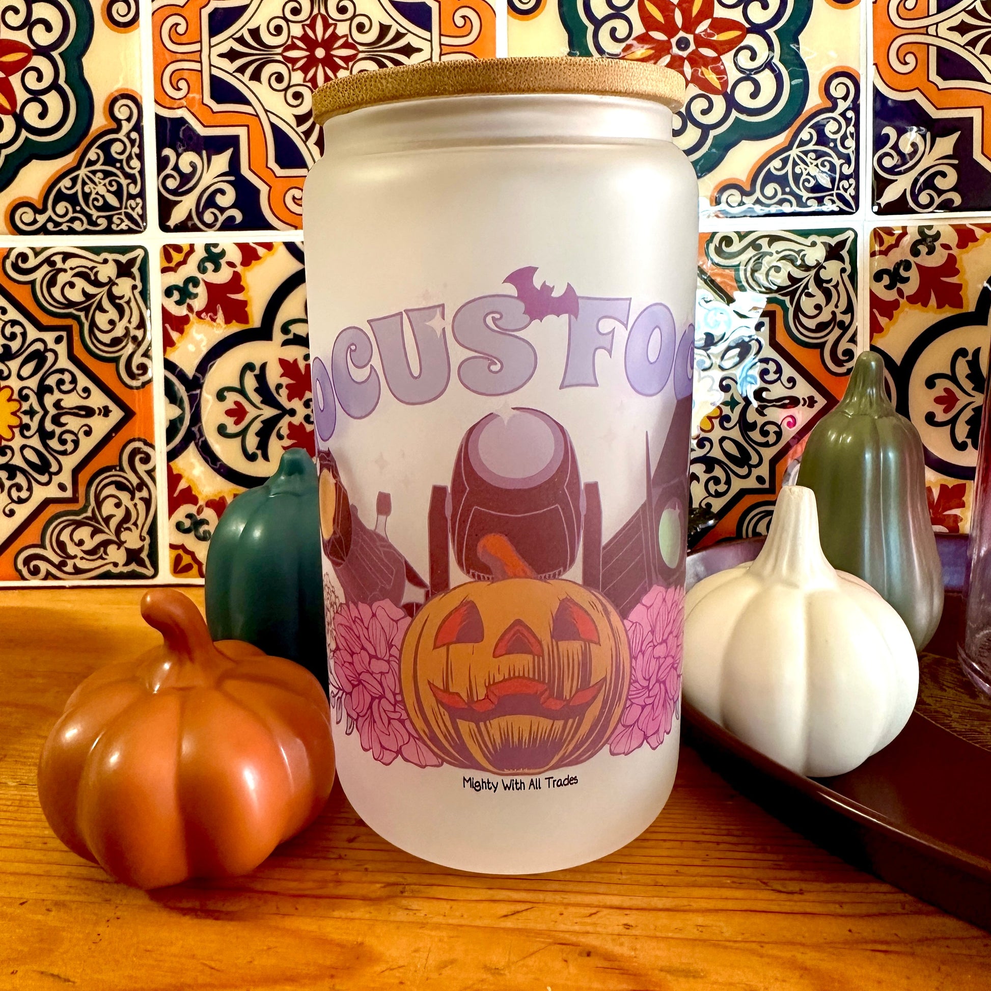 Hocus Focus Frosted Halloween Tumbler Tumbler