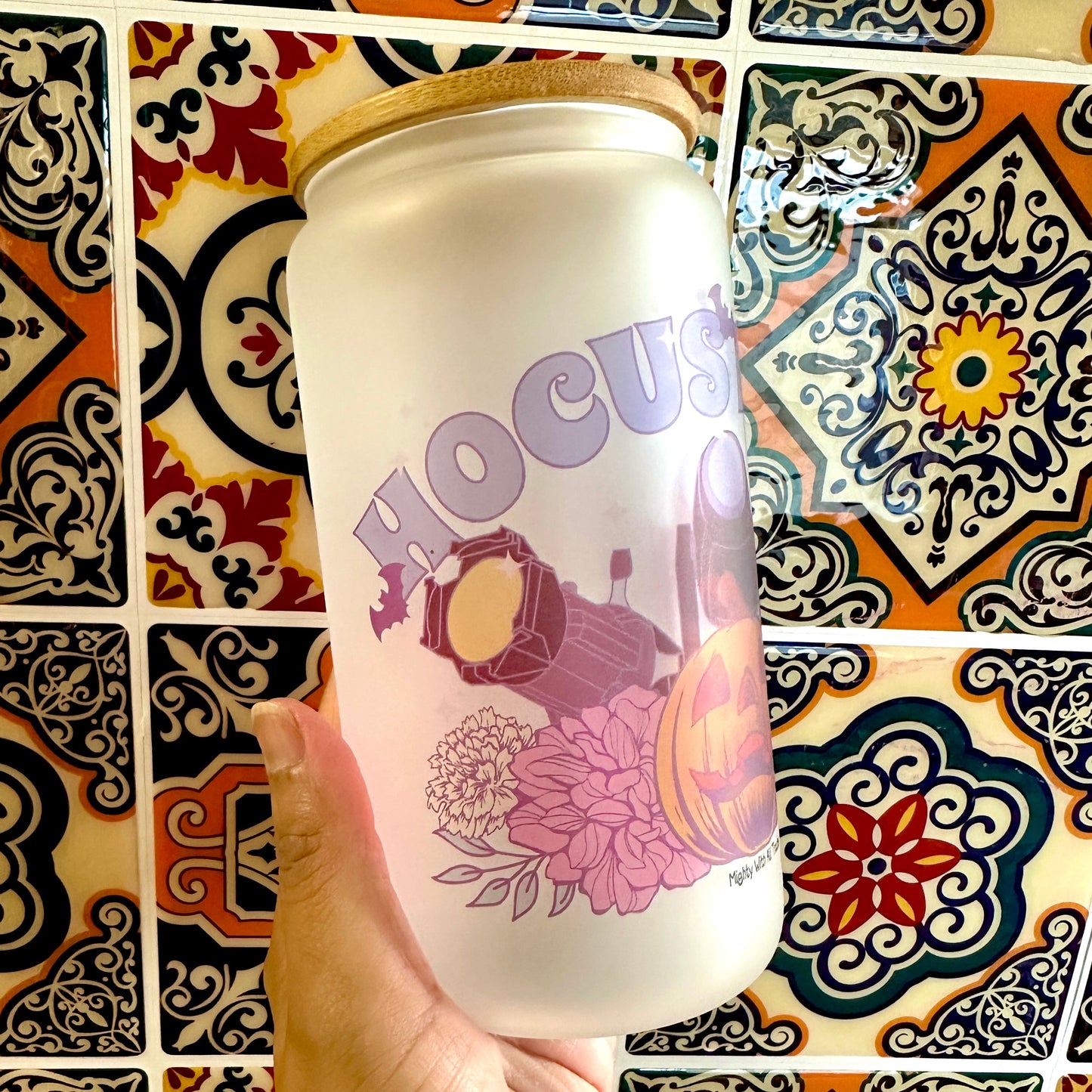 Hocus Focus Frosted Halloween Tumbler Tumbler