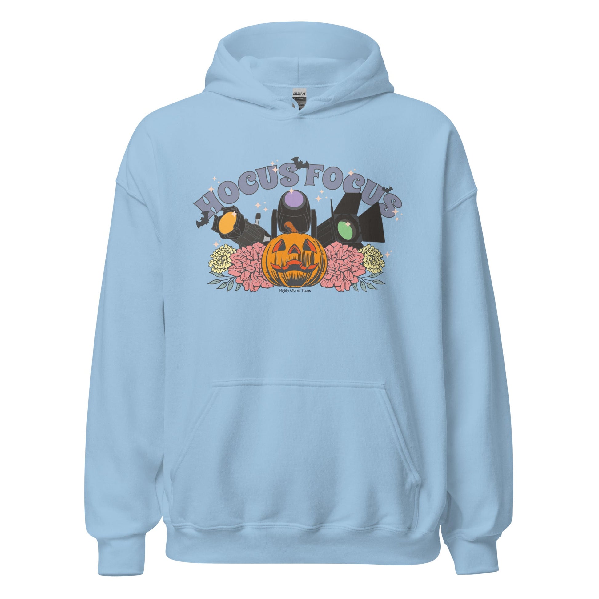 Hocus Focus Lighting Hoodie Hoodie Light Blue