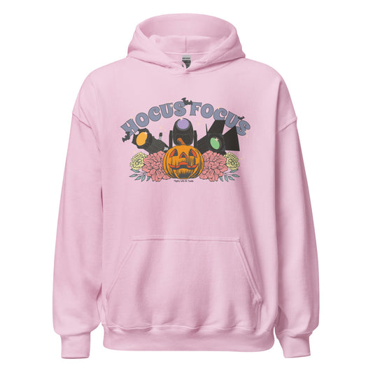 Hocus Focus Lighting Hoodie Hoodie Light Pink