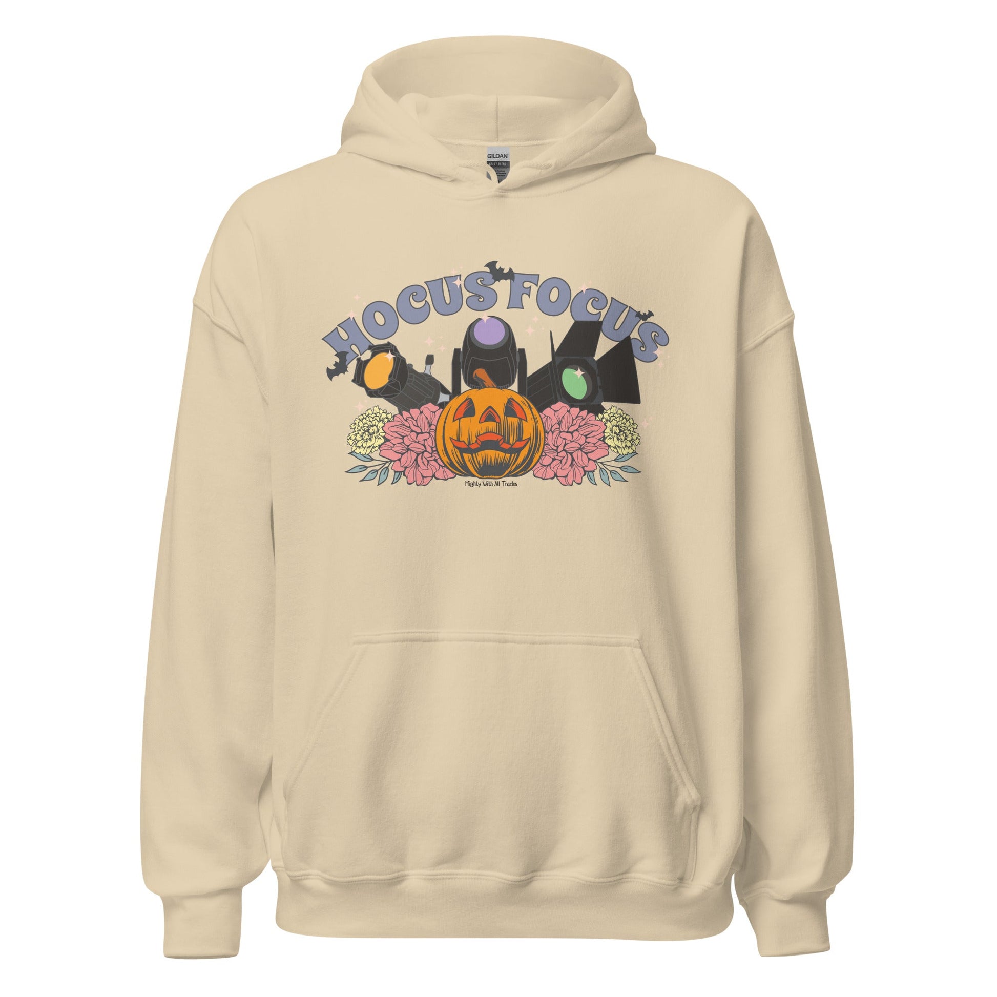 Hocus Focus Lighting Hoodie Hoodie Sand