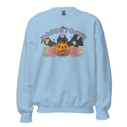 Hocus Focus Lighting Sweatshirt Sweatshirt Light Blue