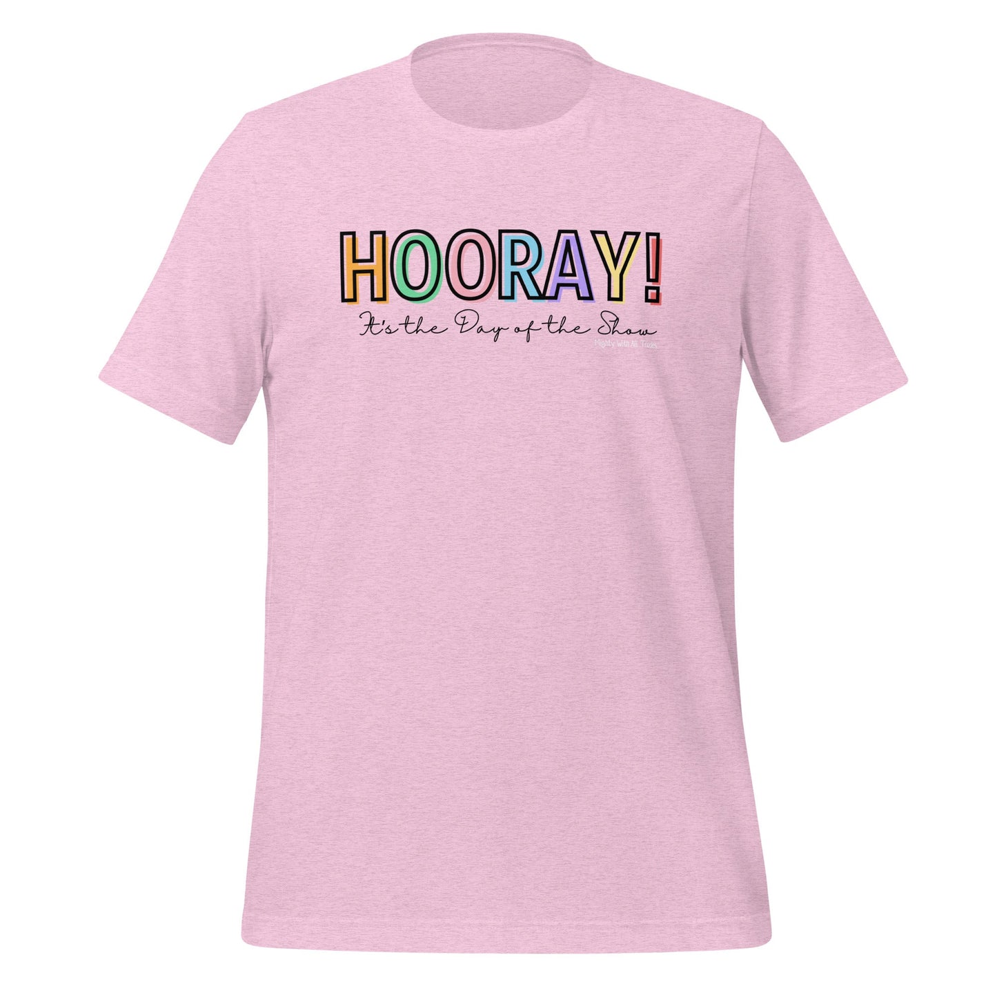 Hooray Show Shirt T-shirt T-Shirts Heather Prism Lilac