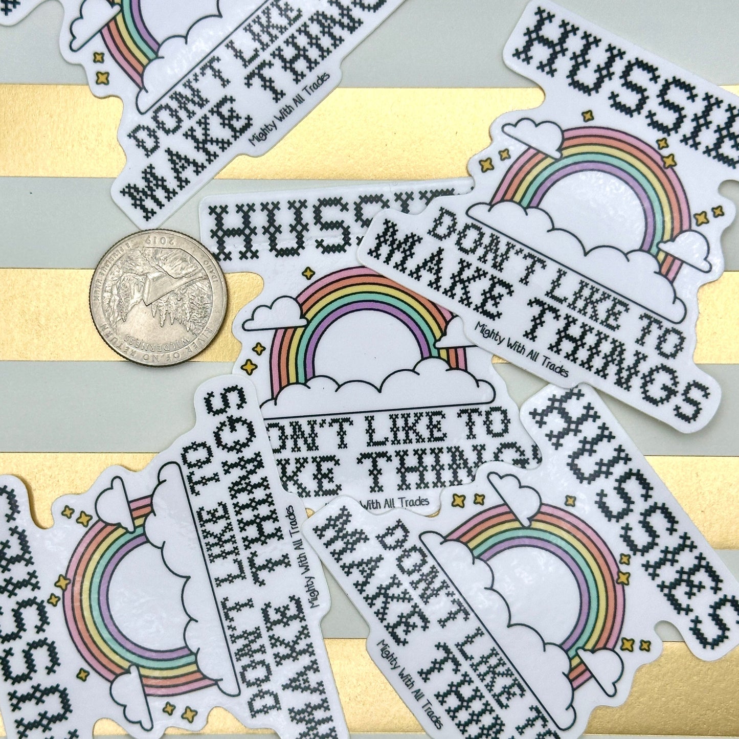 Hussies Sticker Stickers