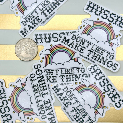 Hussies Sticker Stickers