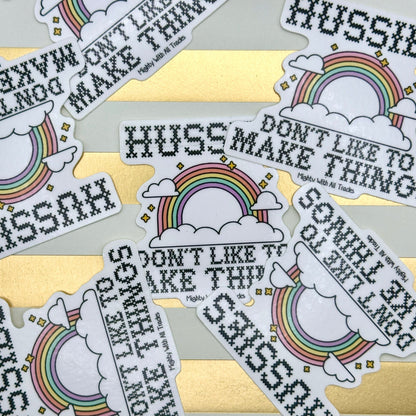 Hussies Sticker Stickers
