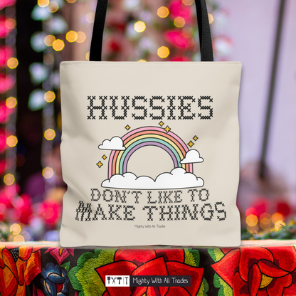 Hussies Tote Bag Bags 16" × 16''