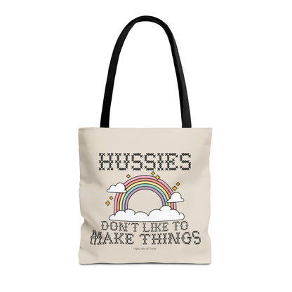 Hussies Tote Bag Bags 16" × 16''
