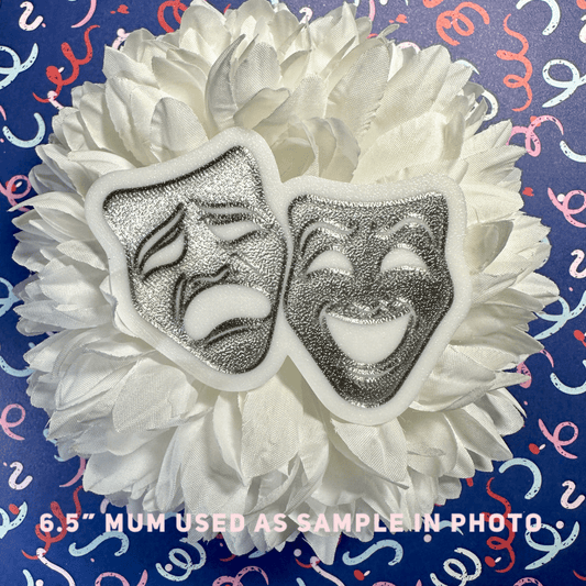 Large Theatre Mask Homecoming Trinket, SILVER Silver Trinkets