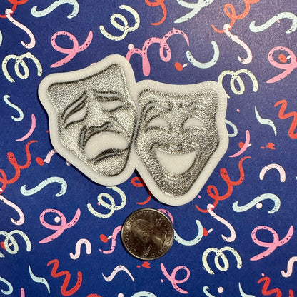 Large Theatre Mask Homecoming Trinket, SILVER Silver Trinkets