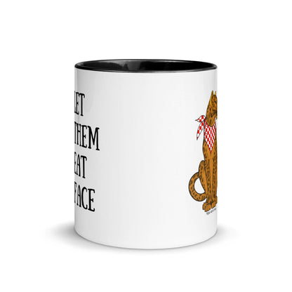 Let Them Eat Faces Leopard Mug Mugs 11 oz