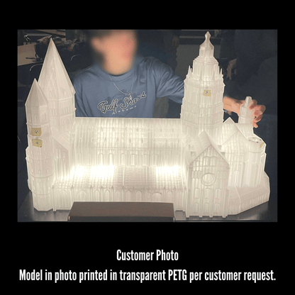Mainz Cathedral Model for The Elephant Man Printed Models