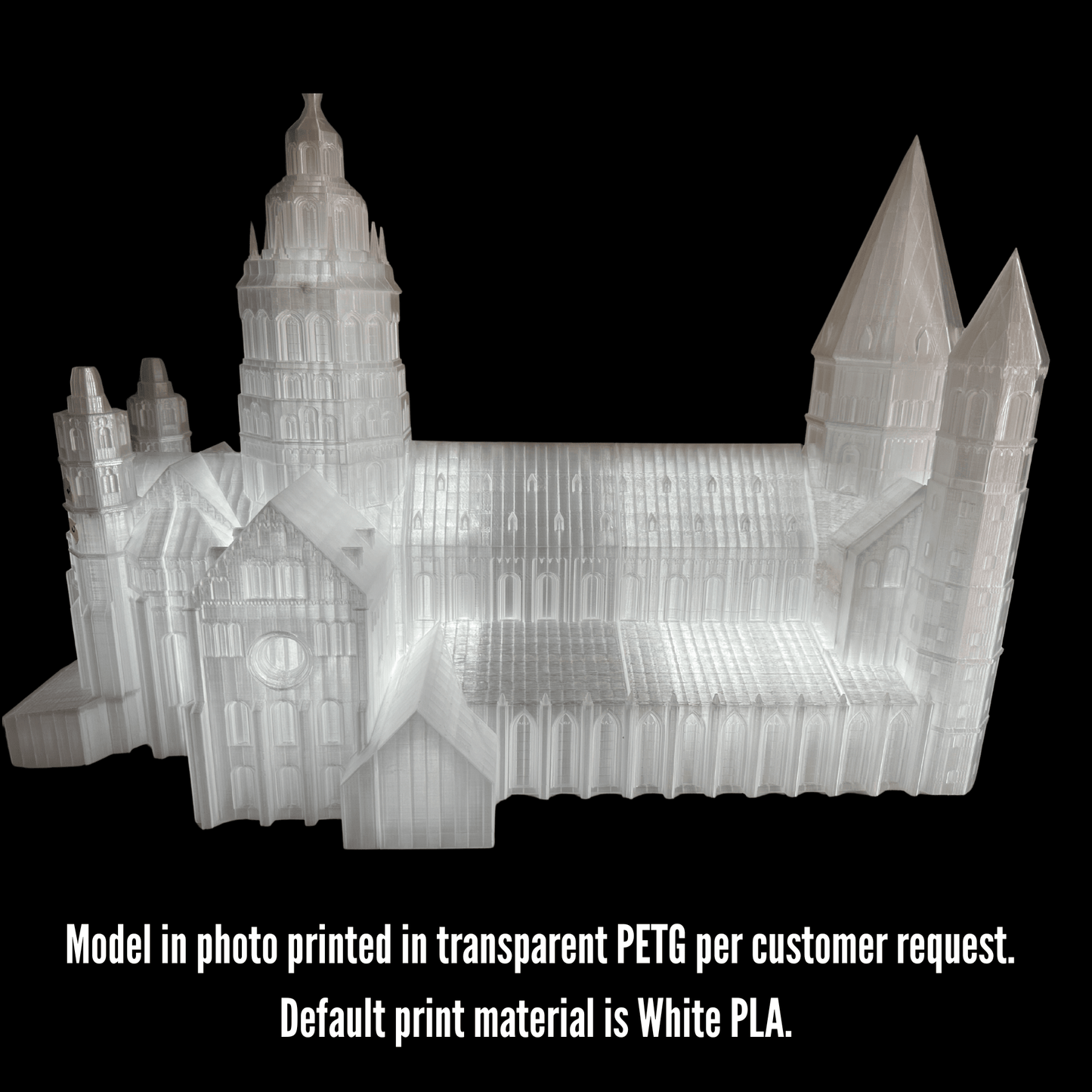 Mainz Cathedral Model for The Elephant Man Printed Models