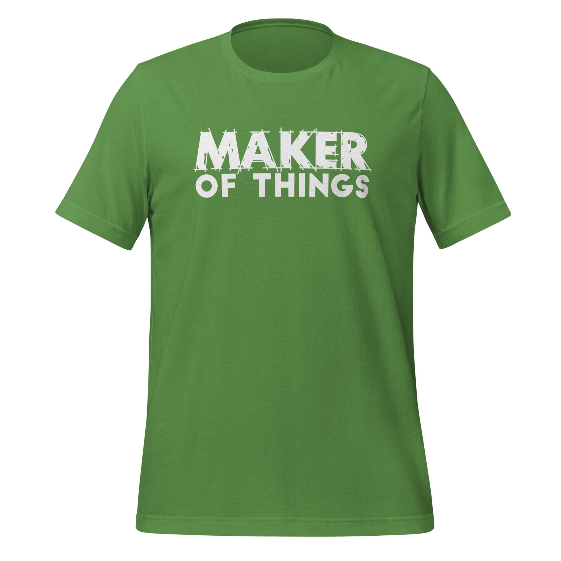 Maker of Things T-shirt - White Font T-Shirts Leaf