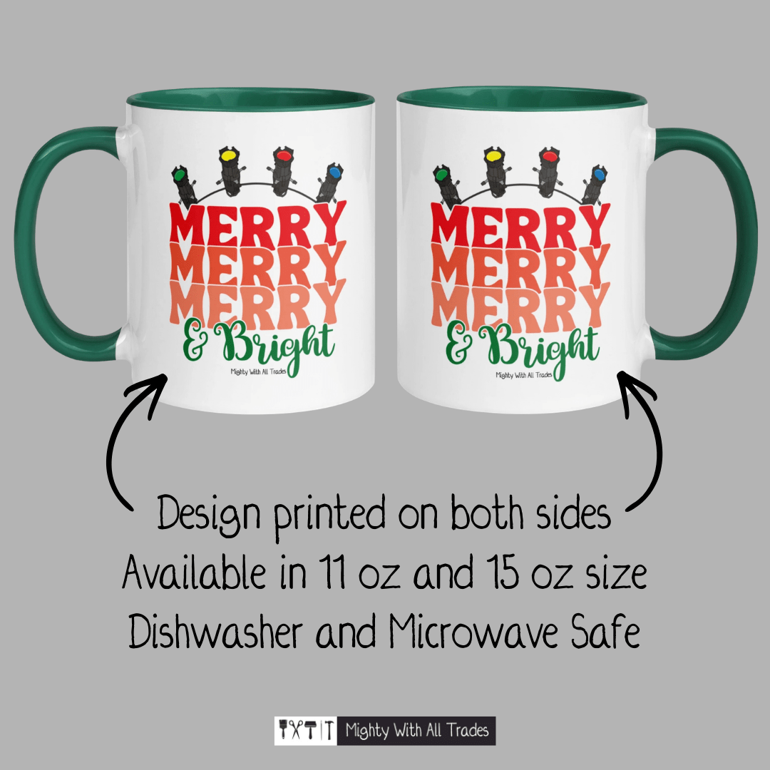 Merry and Bright Lighting Mug Mugs 11 oz