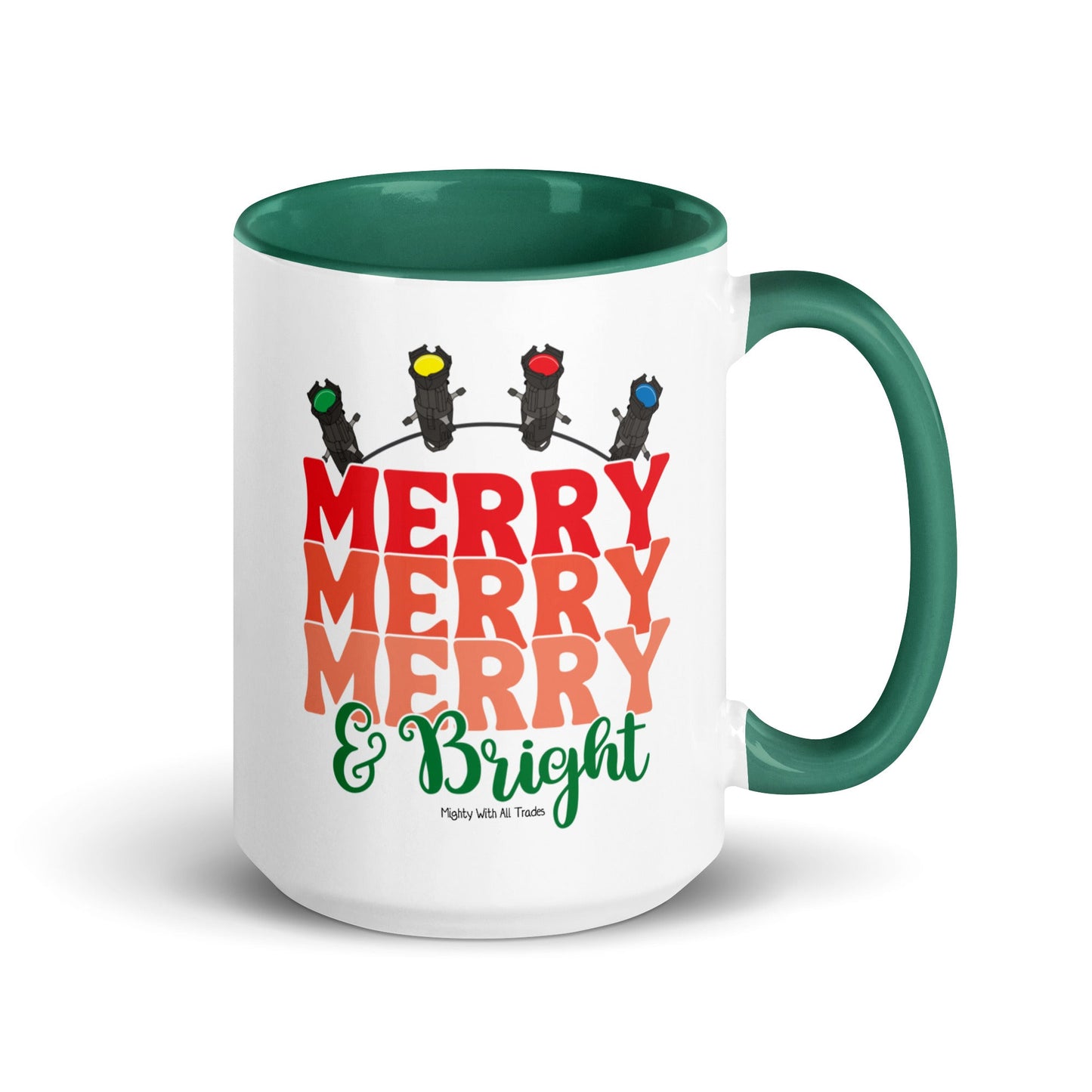 Merry and Bright Lighting Mug Mugs 15 oz