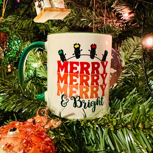 Merry and Bright Mug Mugs 11 oz