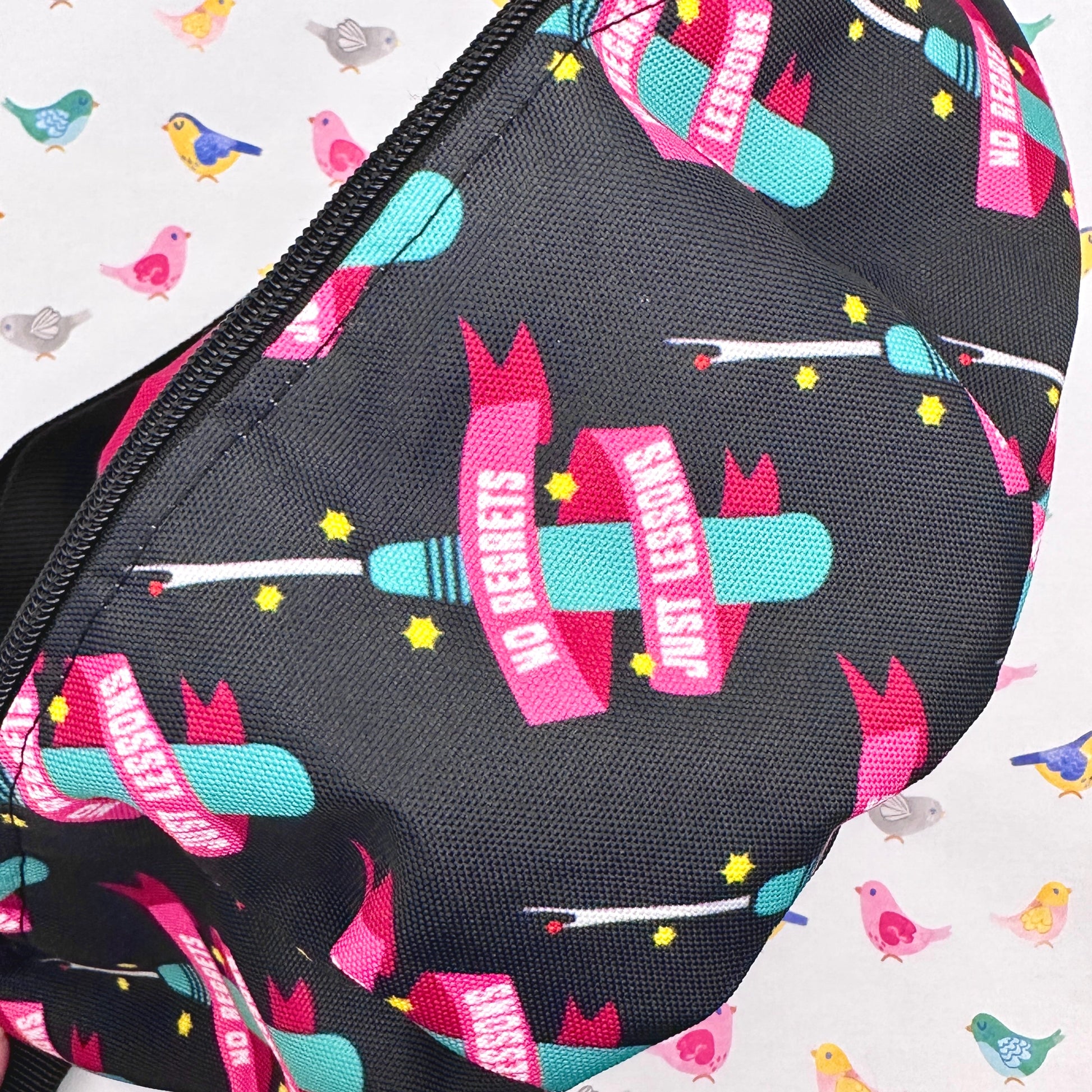 No Regrets Fanny Pack - Black Fanny Pack