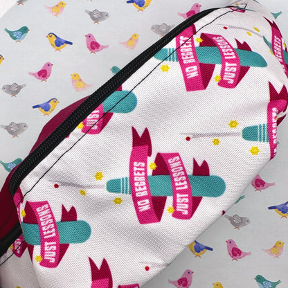 No Regrets Fanny Pack - White Fanny Pack