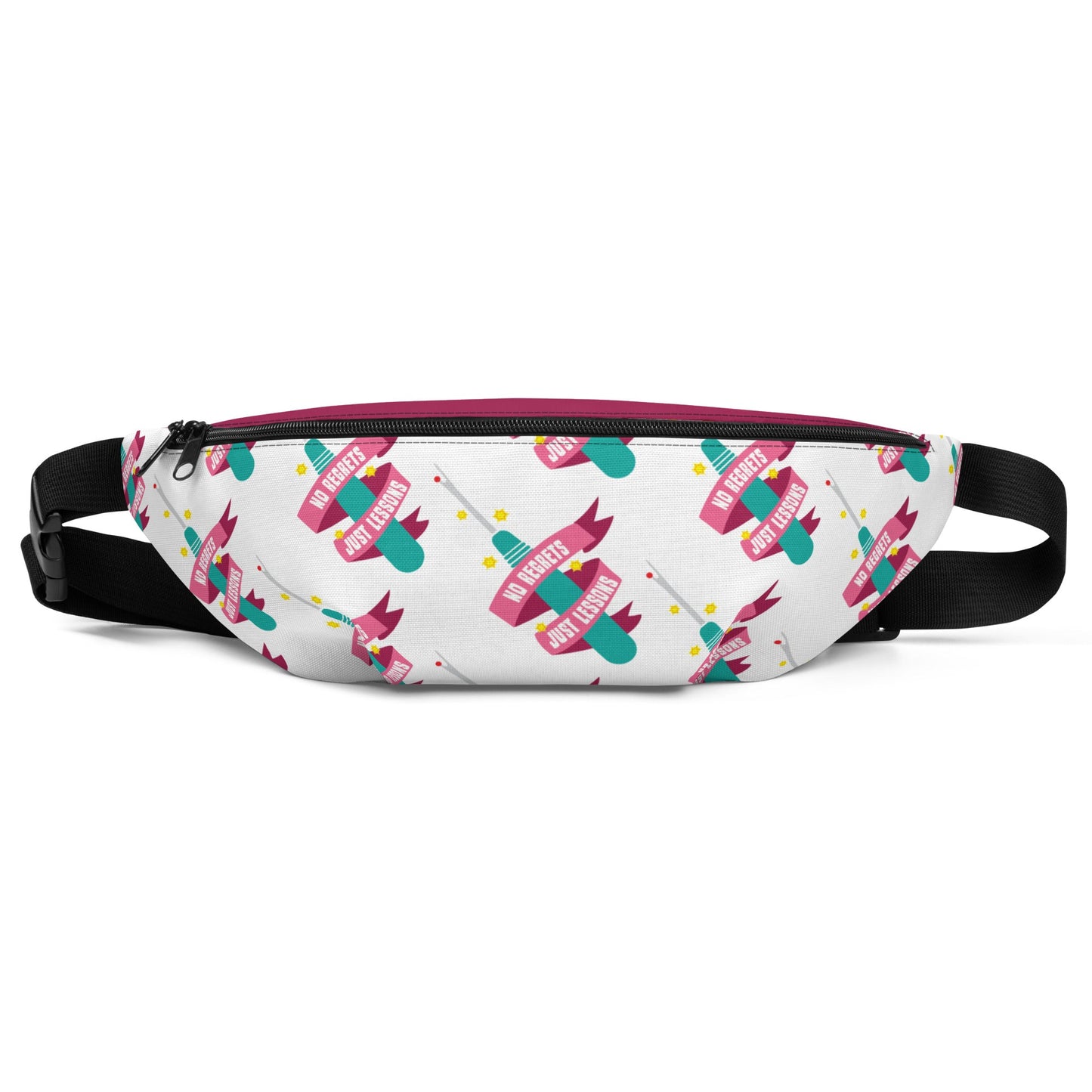 No Regrets Fanny Pack - White Fanny Pack