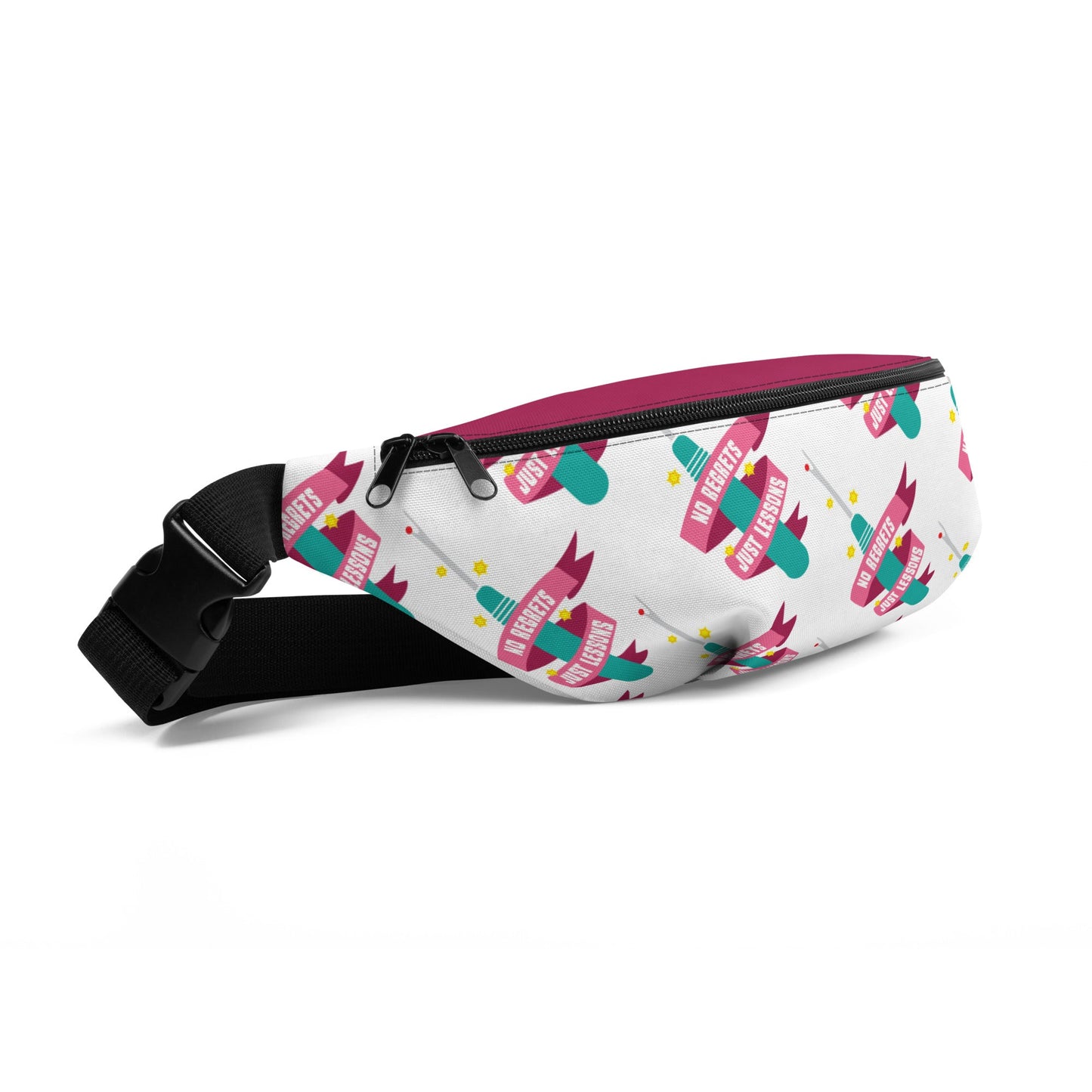 No Regrets Fanny Pack - White Fanny Pack