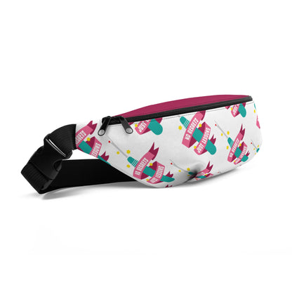 No Regrets Fanny Pack - White Fanny Pack