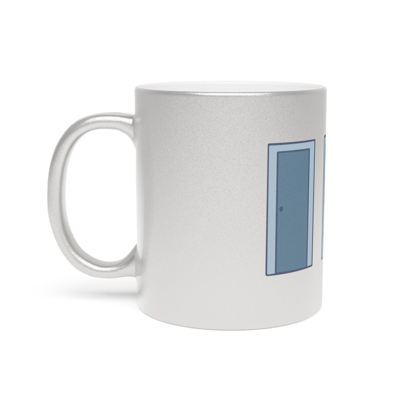 OAP Doors and Window SILVER Mug Mug 11oz