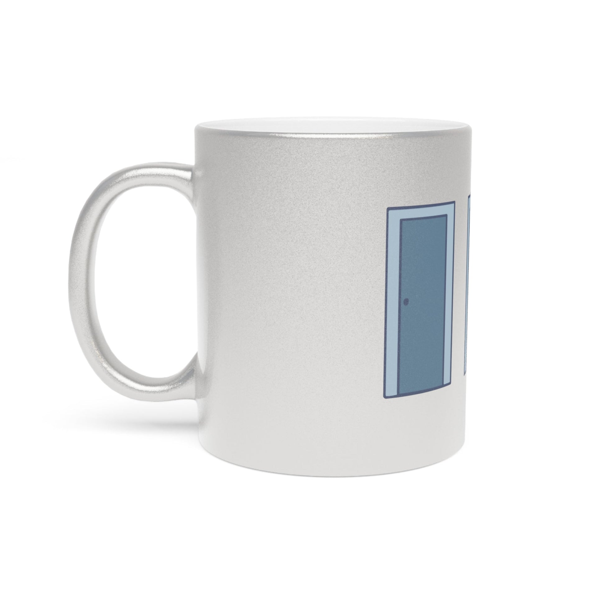 OAP Doors and Window SILVER Mug Mug 11oz