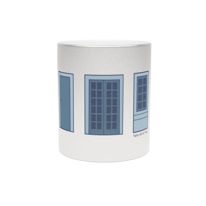 OAP Doors and Window SILVER Mug Mugs 11oz