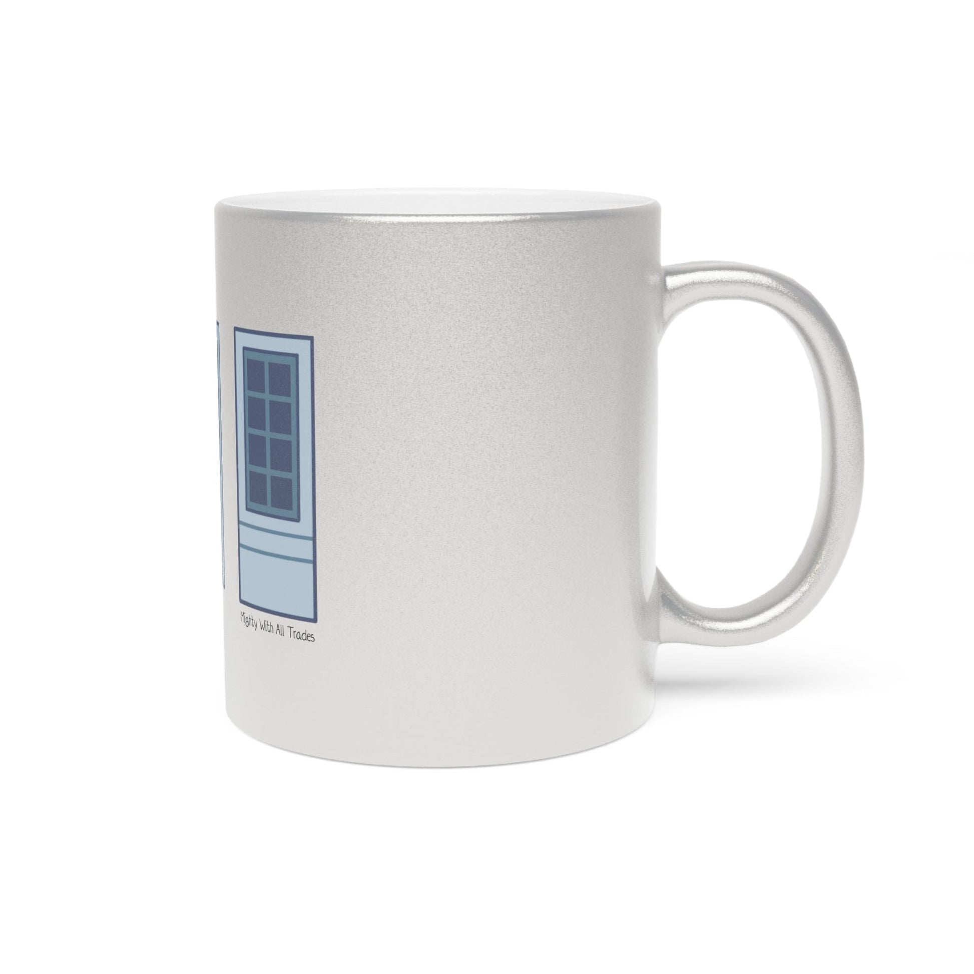 OAP Doors and Window SILVER Mug Mugs 11oz