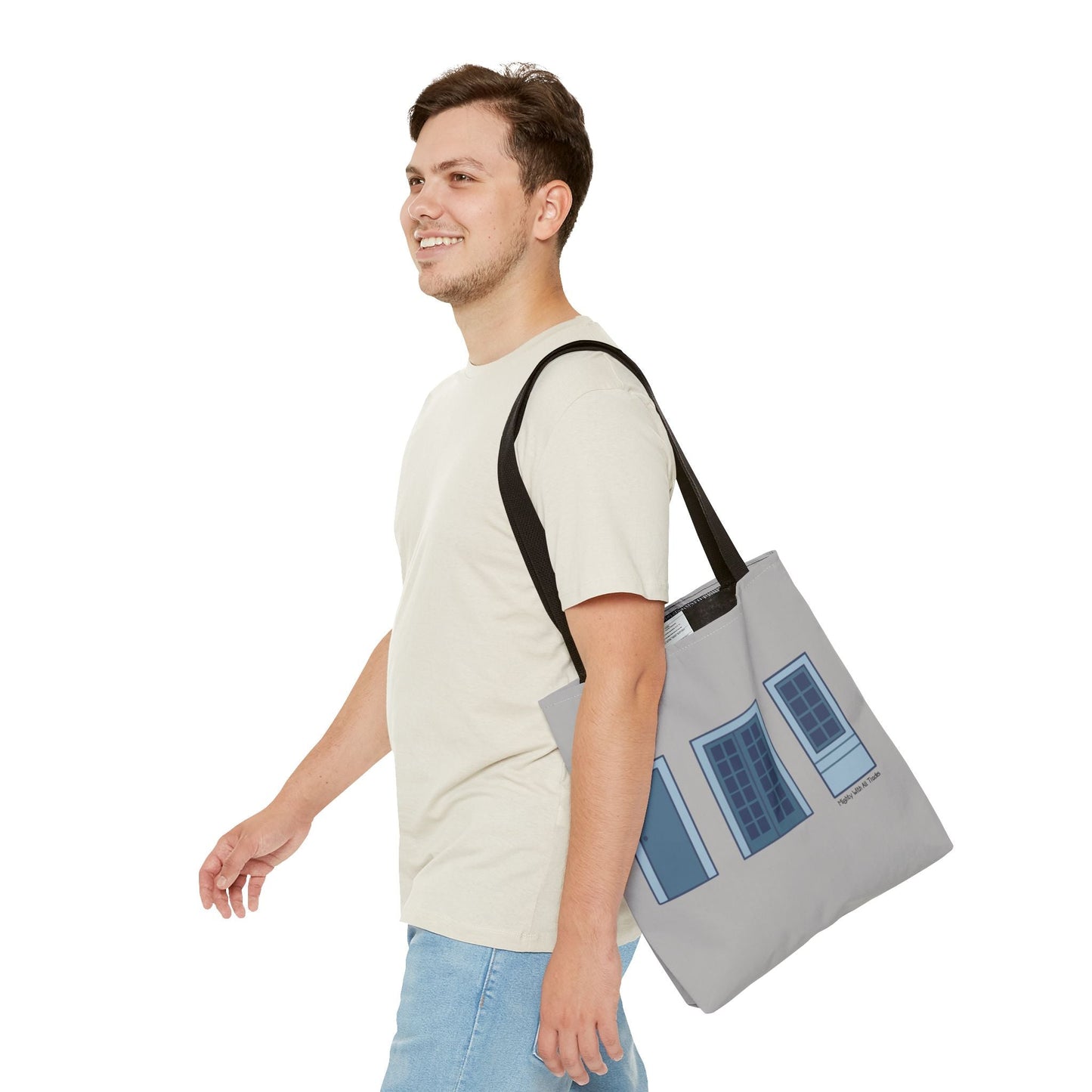 OAP Doors and Window Tote Bag Bags 16" × 16''