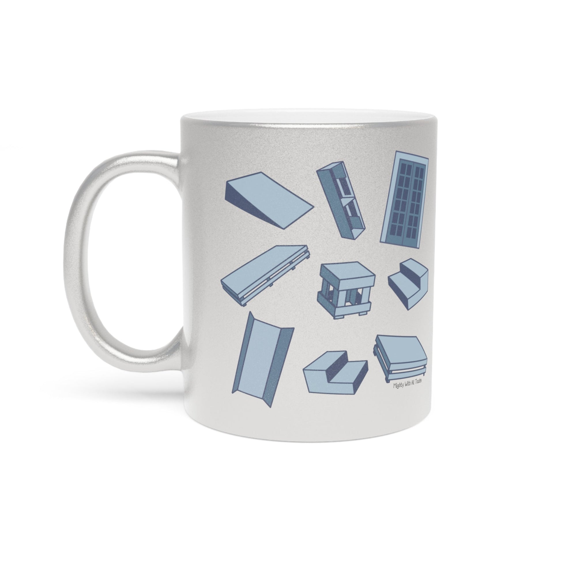OAP Unit Set Pieces SILVER Mug Mugs 11oz