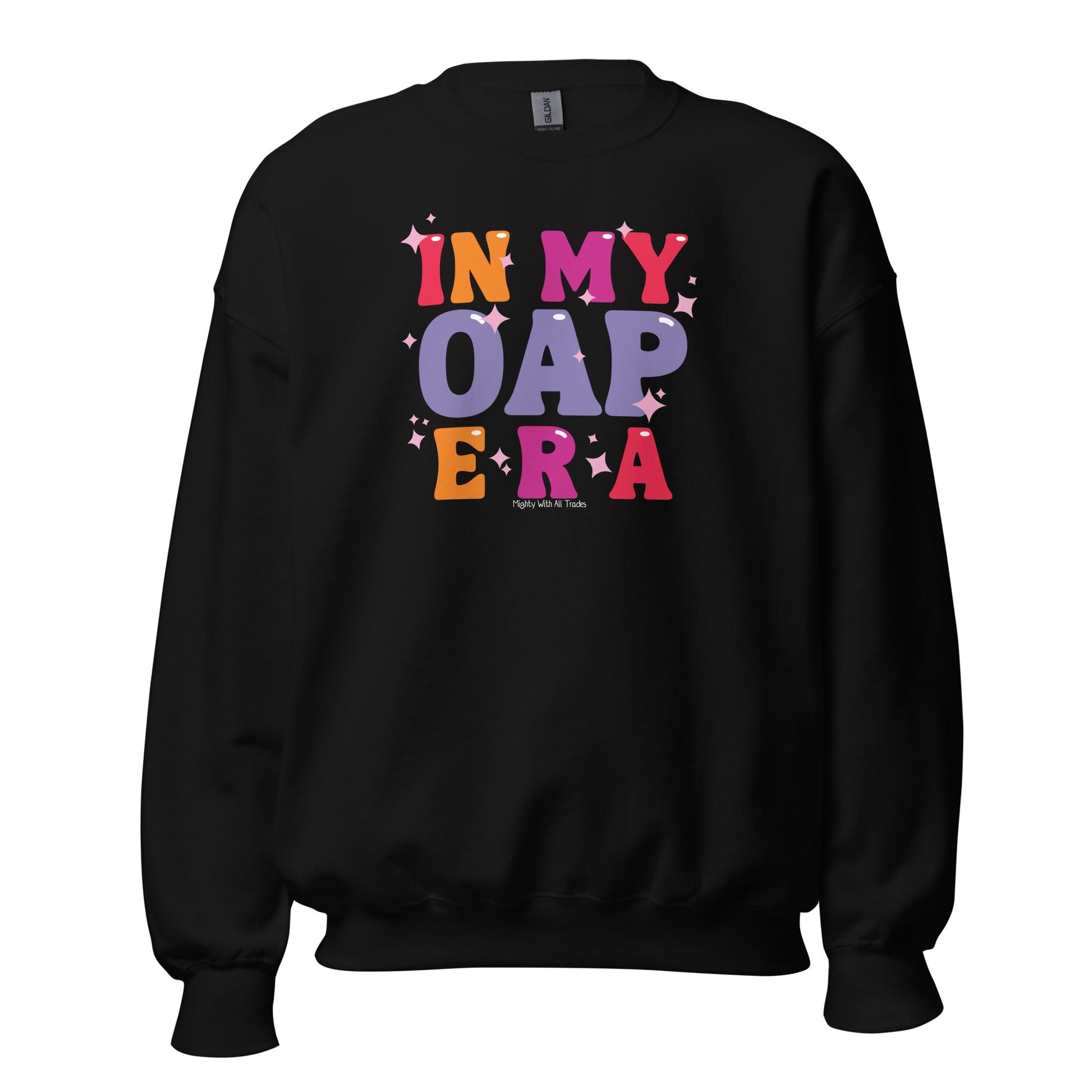 One Act Play (OAP) Era Sweatshirt Sweatshirt Black