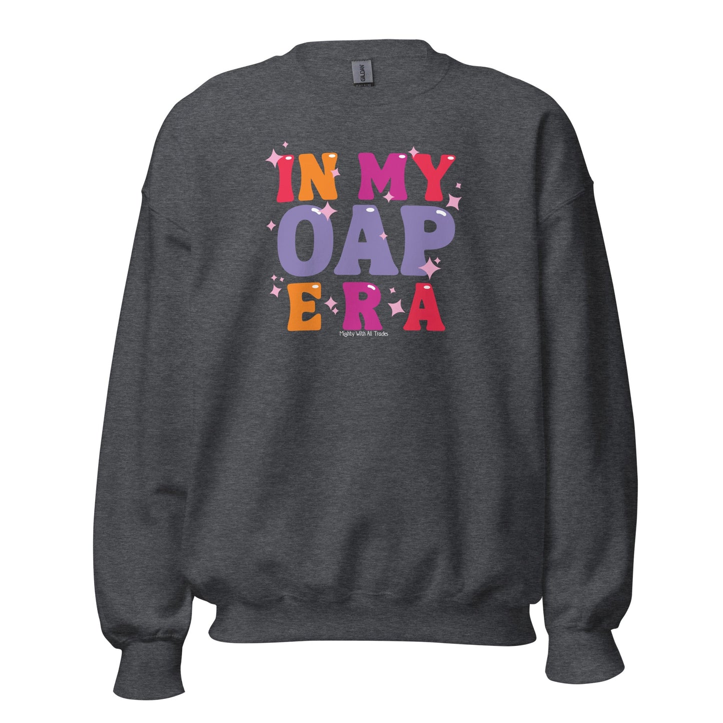 One Act Play (OAP) Era Sweatshirt Sweatshirt Dark Heather